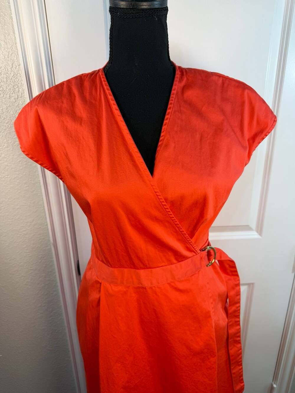 TENDA Oatmeal Melange Asymmetrical Batwing Sleeve Knit Midi Dress Euro Size 38 - Picture 3 of 7